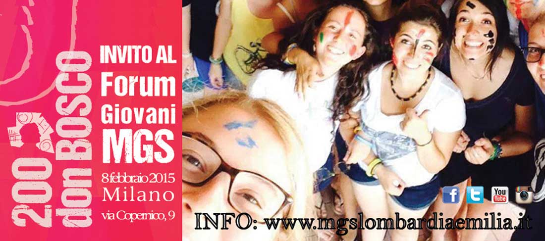 Forum giovani 8 febbraio 2015 Milano