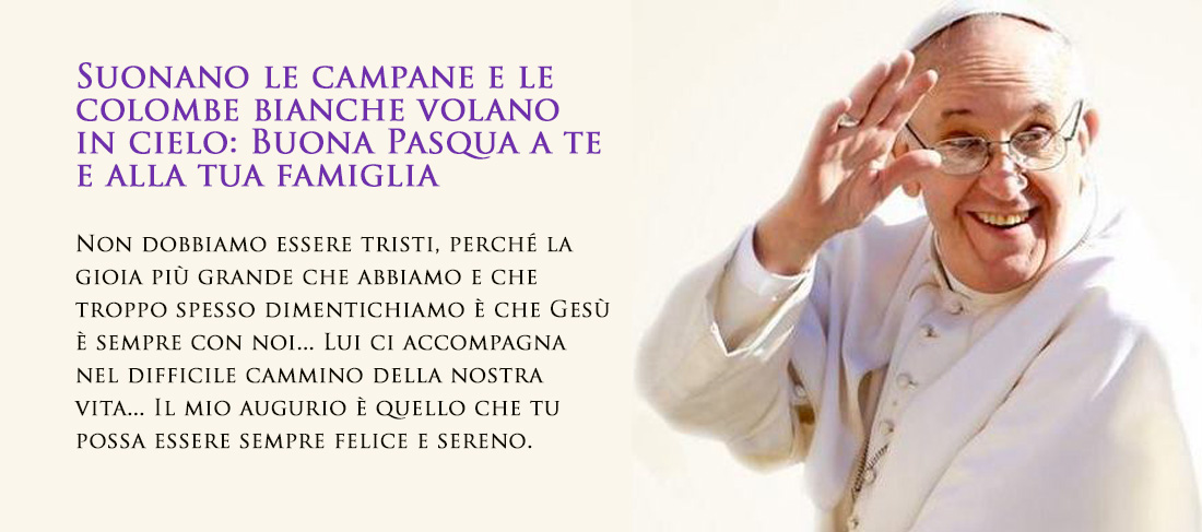 Auguri Pasquali Di Papa Francesco Fma Lombardia