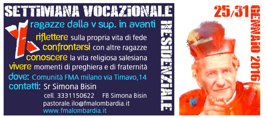 SETTIMANA VOCAZIONALE RESIDENZIALE