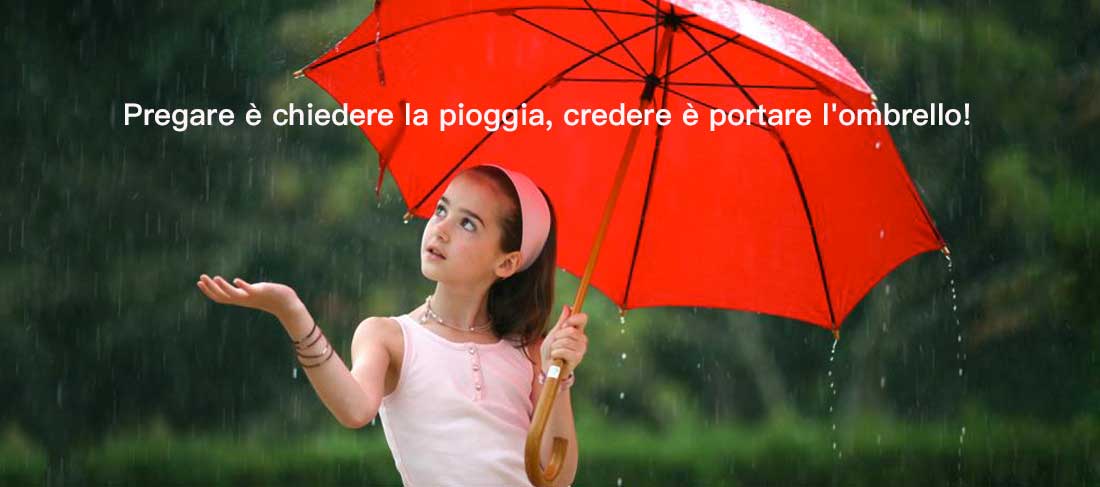 E tu l’hai portato l’ombrello?
