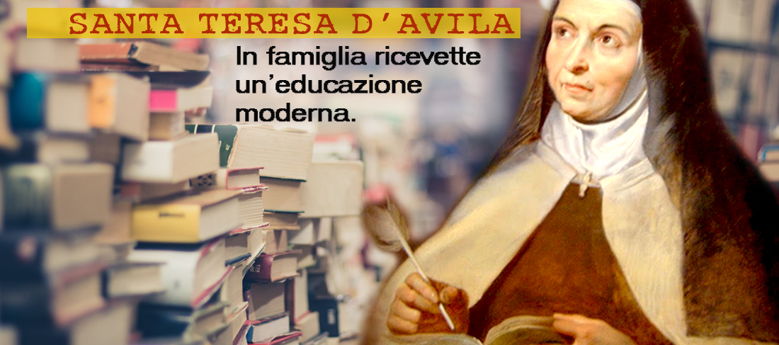 Santa Teresa appassionata lettrice