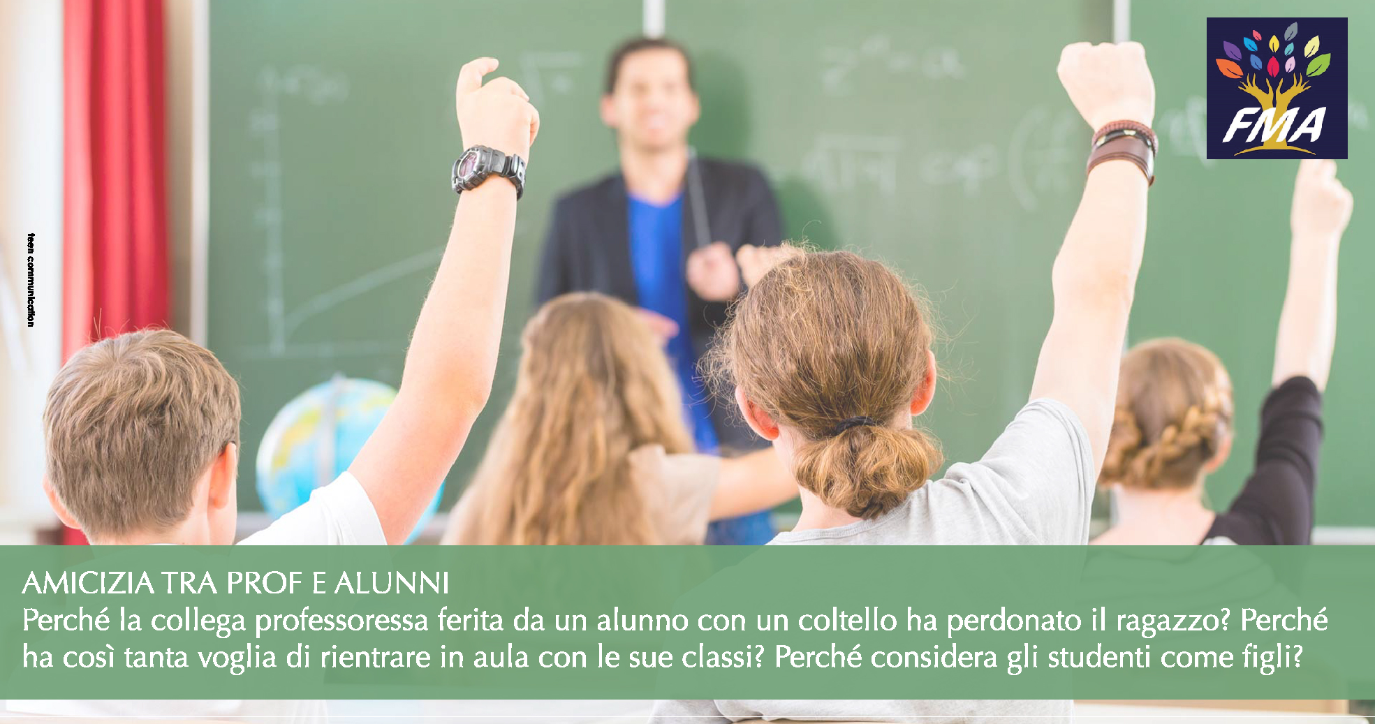 Amicizia tra prof e alunni