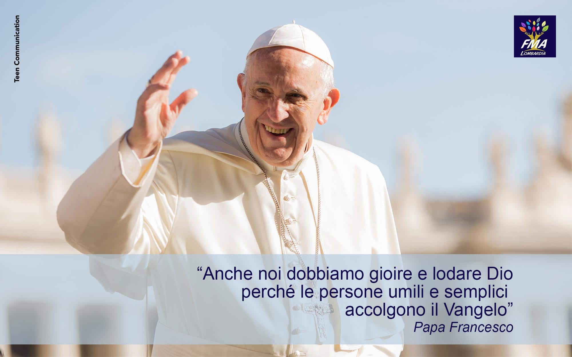 Papa Francesco consiglia la preghiera di lode
