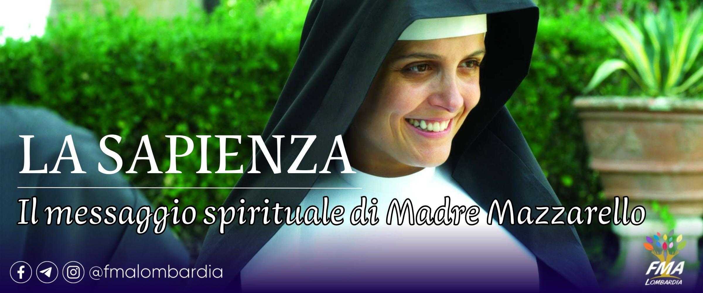 La sapienza: il messaggio spirituale di Madre Mazzarello