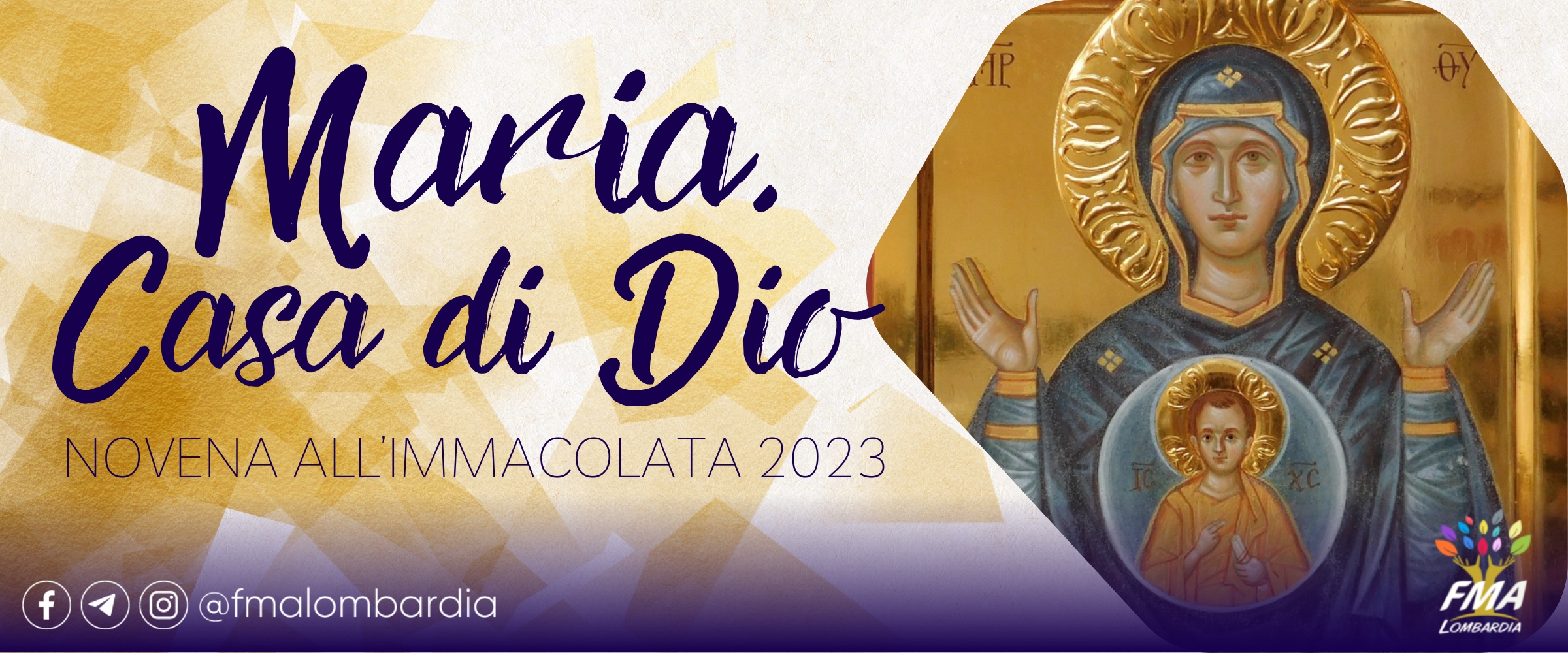 Novena IMMACOLATA 2023 – Maria casa di Dio